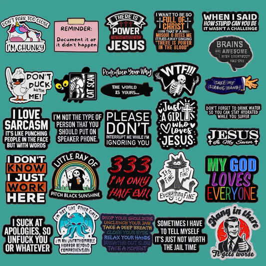 I Don't Know, I Just Work Here Enamel Pins - Duck Brooches, Backpack Lapel Badges, Jewelry Accessories