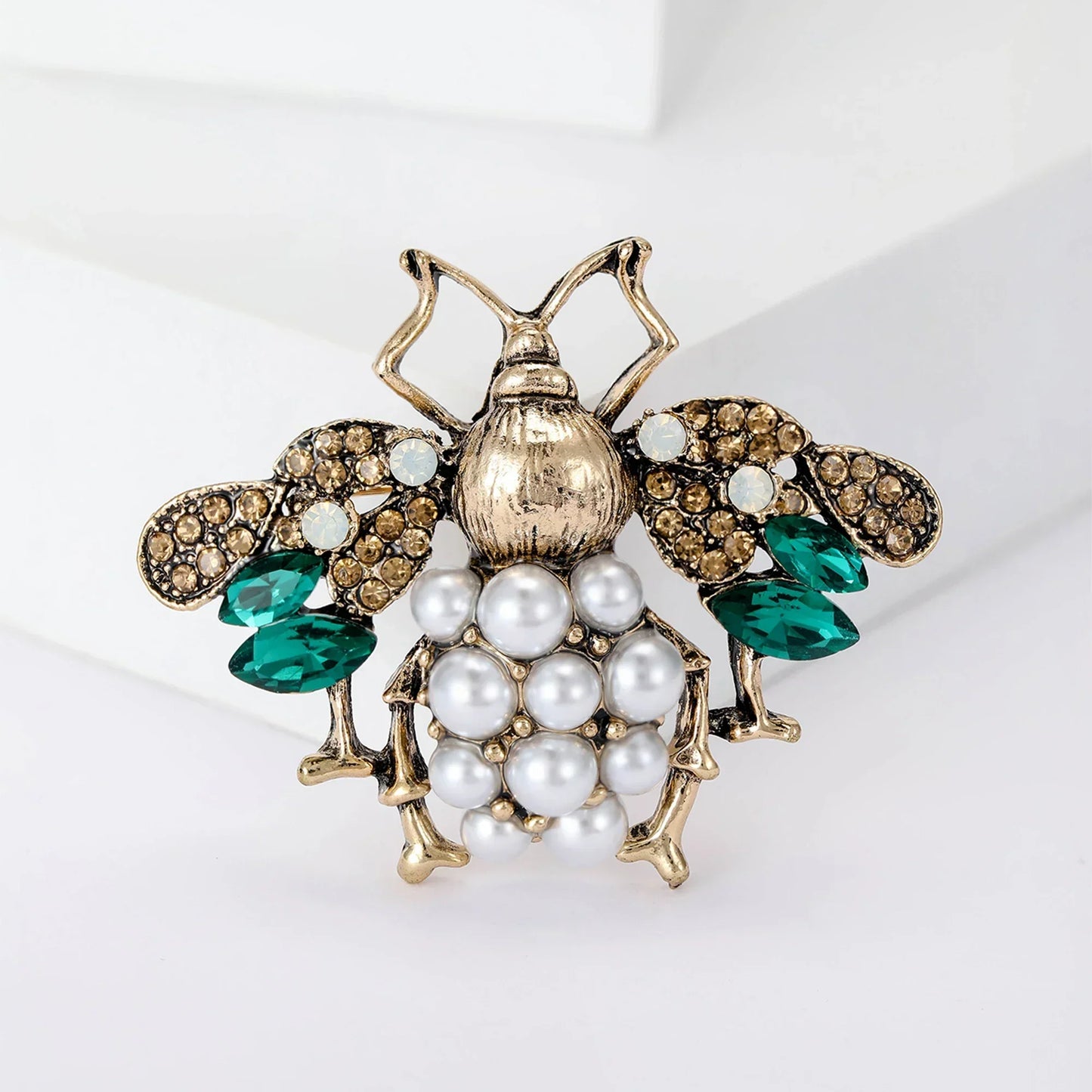 Beaut&Berry Enamel Ladybug Bee Insect Brooch Pin Unisex Accessories