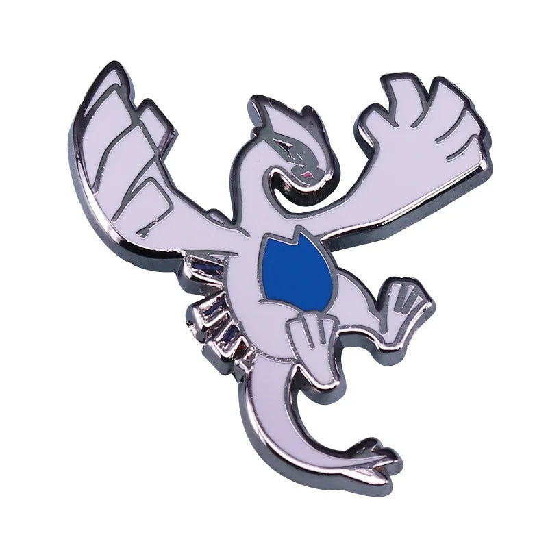 Lugia Enamel Pin Brooch Cartoon Badge Backpack Hat Decoration Anime Jewelry Gift
