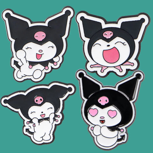 Cute Kitty Enamel Pin Lapel Badge for Backpacks and Clothes