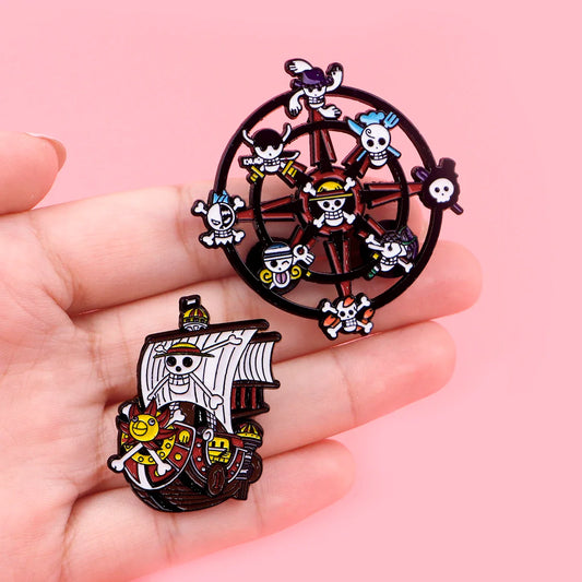 Anime Enamel Pins Lapel Badges Brooches for Clothes Cute Jewelry Manga Accessories Gifts