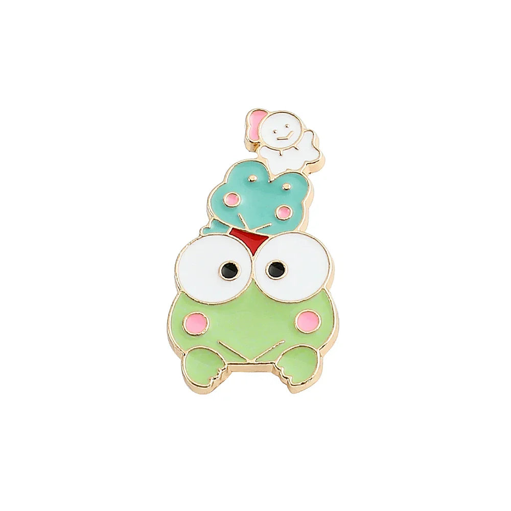 Hello Kitty Kuromi Pochacco Enamel Lapel Pins for Backpacks Brooches Jewelry Accessories