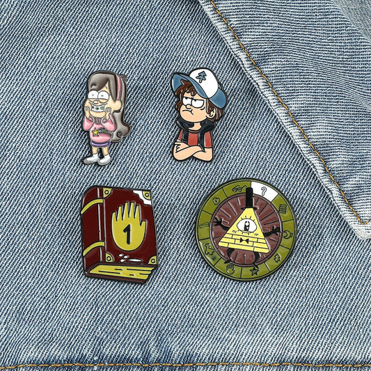 Cartoon Character Enamel Pin Brooch Jewelry Badge Accessories Gift