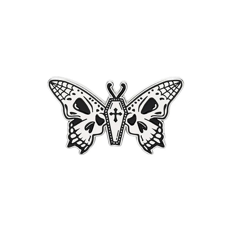 Butterfly Enamel Pins Brooch Set Metal Badges Jewelry Gift