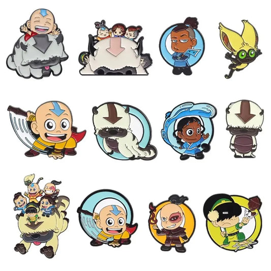 Animation Enamel Pins Cartoon Character Brooches Lapel Backpack Badge Jewelry Gifts