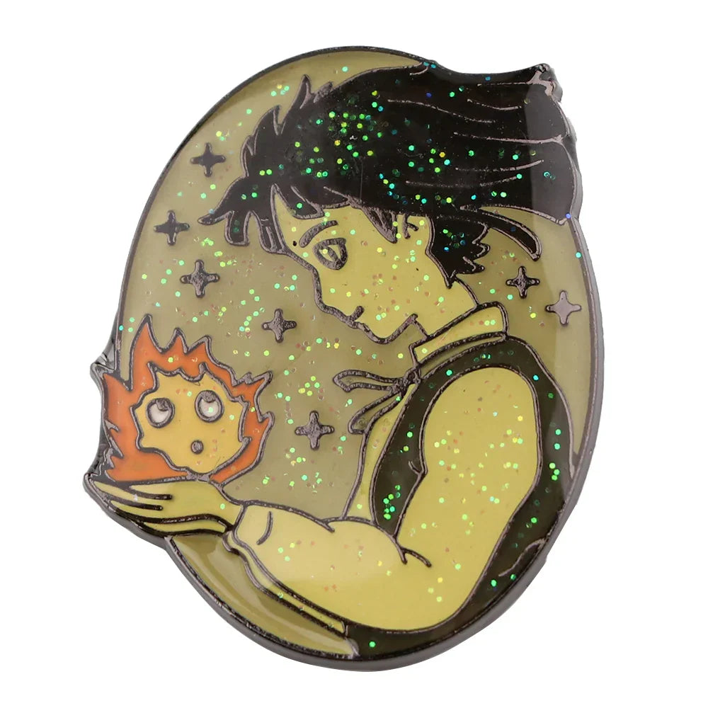 Anime Enamel Pin Brooches for Women Lapel Pins Badge Backpack Accessories Jewelry Gifts