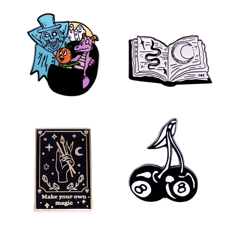 Magic Anime Brooch Enamel Pins for Jacket Backpack Gift