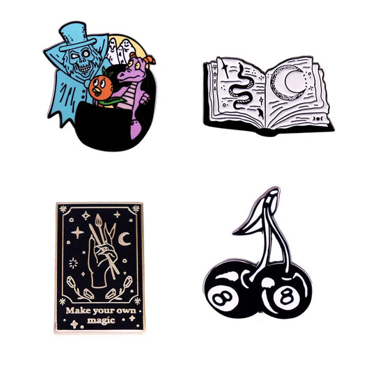 Magic Anime Brooch Enamel Pins for Jacket Backpack Gift