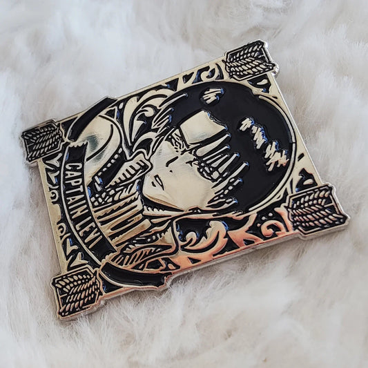Attack on Titan Levi Enamel Pin