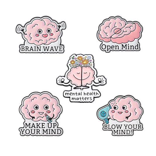 Mental Health Matters Enamel Pin Brooch Lapel Badge Gift