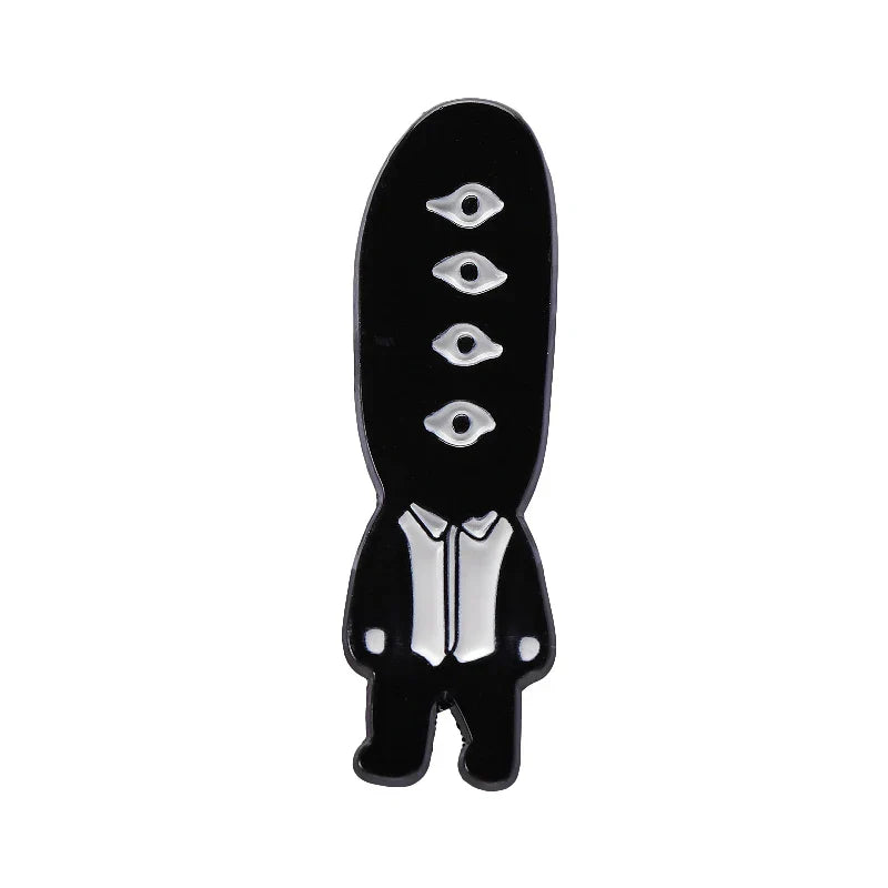 Goodnight Punpun Enamel Pin Cartoon Comic Chicken Devil Eyes Brooch Lapel Badge