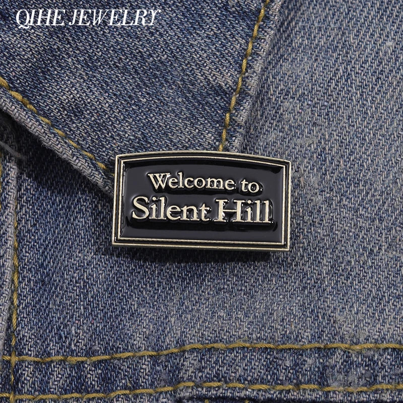 Silent Hill Enamel Pin Horror Game Badge Metal Brooch Lapel Punk Jewelry Accessory Gift