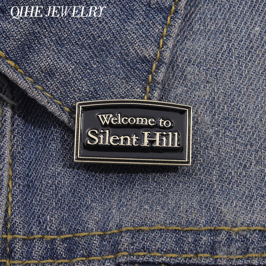 Silent Hill Enamel Pin Horror Game Badge Metal Brooch Lapel Punk Jewelry Accessory Gift