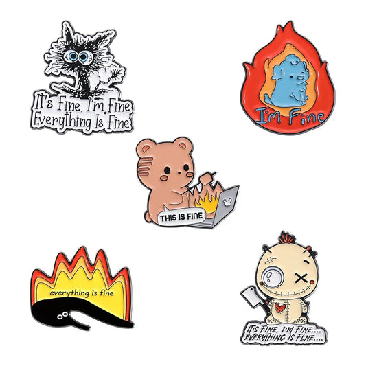 Cute Cat Enamel Pin Brooch Jewelry Wholesale