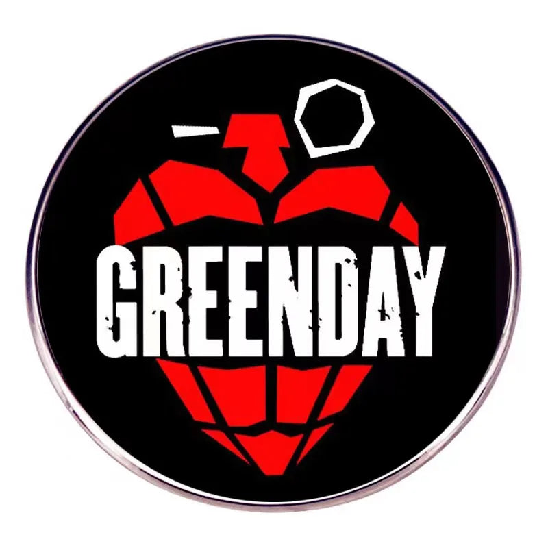 Rock Band Music Pin Badge Lapel Brooch Backpack Denim Accessories Fan Gift