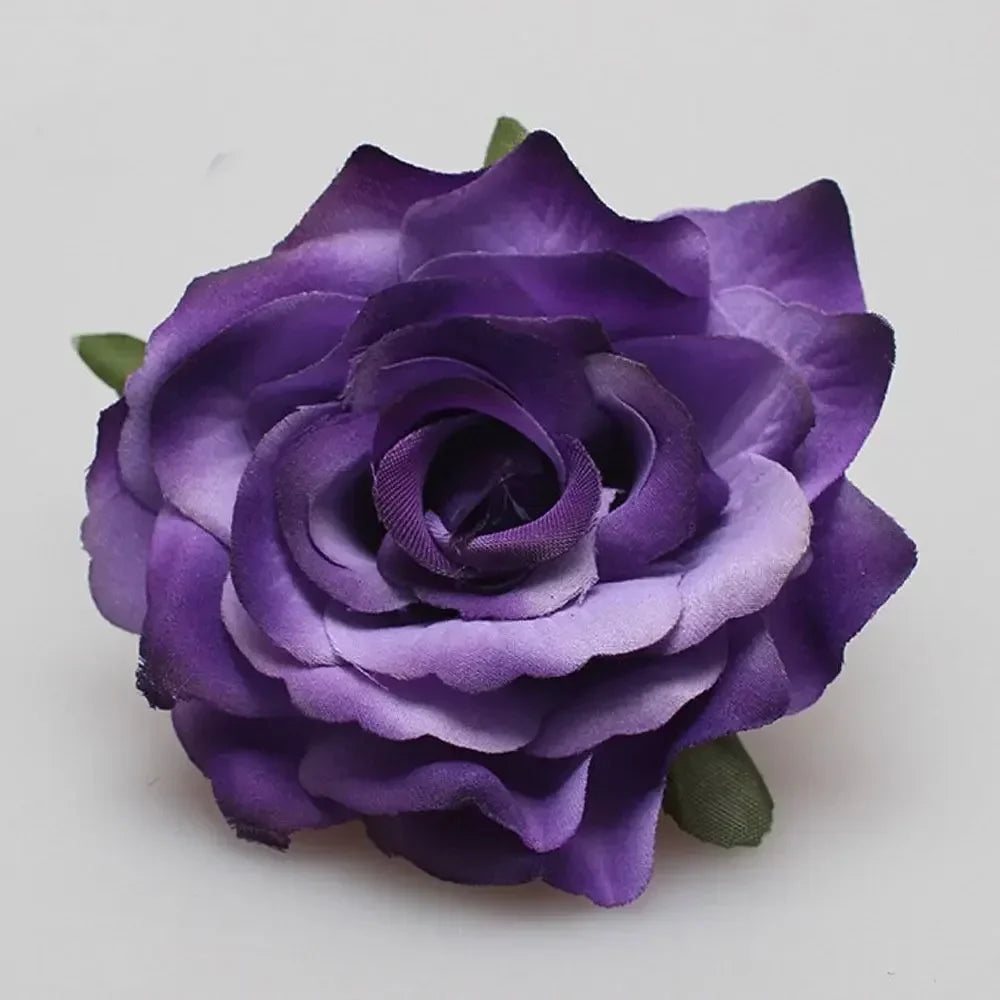 Bridal Rose Hairpin Brooch Wedding Hair Clip