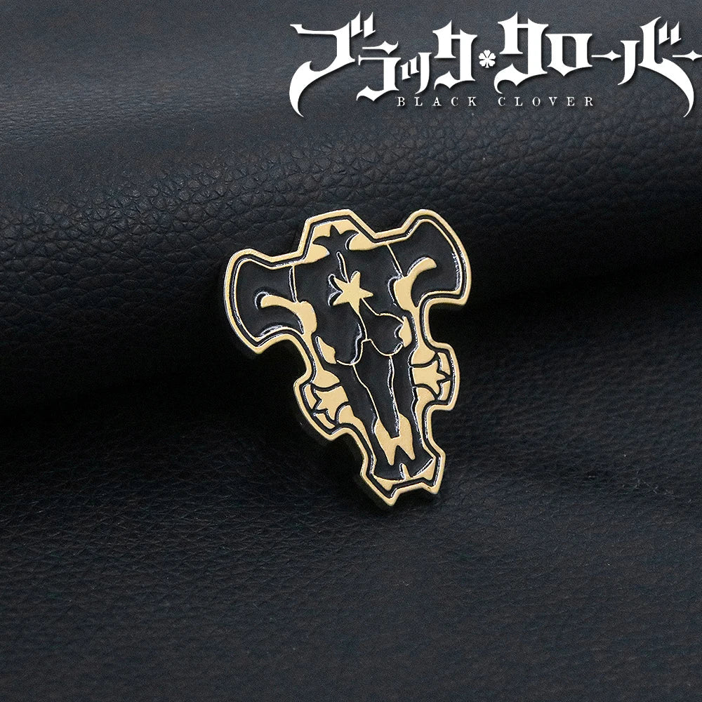 Black Clover Asta Black Bull Enamel Pin Badge Jewelry Gift