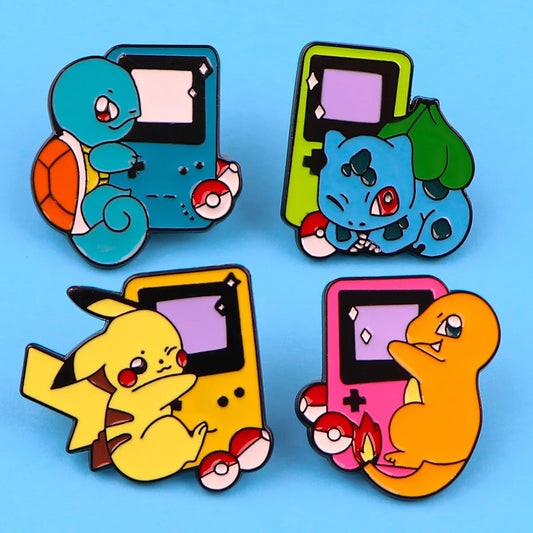 Cute Anime Enamel Lapel Pins for Backpacks and Clothes - Jewelry Gifts