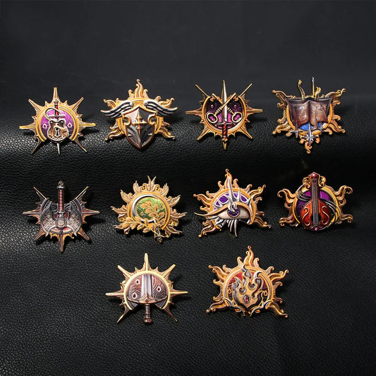 Baldur's Gate 3 Rogue Paladin Brooch Cosplay Accessory