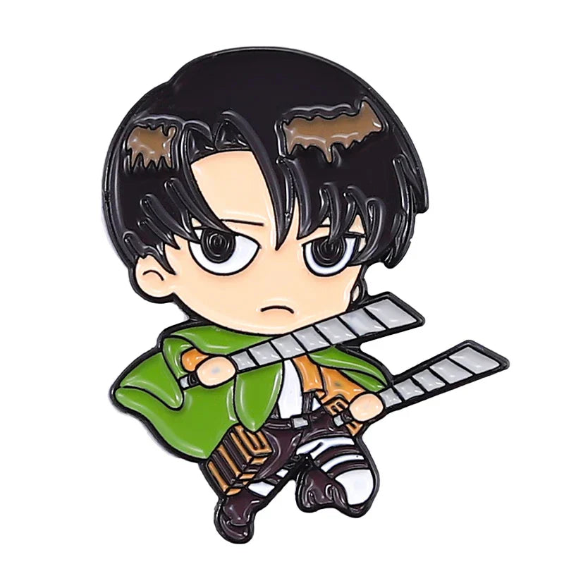 Attack on Titan Enamel Pins Anime Lapel Pin Backpack Jewelry Gift Wholesale