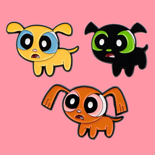Cute Cartoon Dog Enamel Pins Anime Brooches Jewelry Gifts