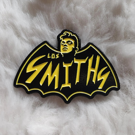 Smiths Bat Black Enamel Rock Band Pin