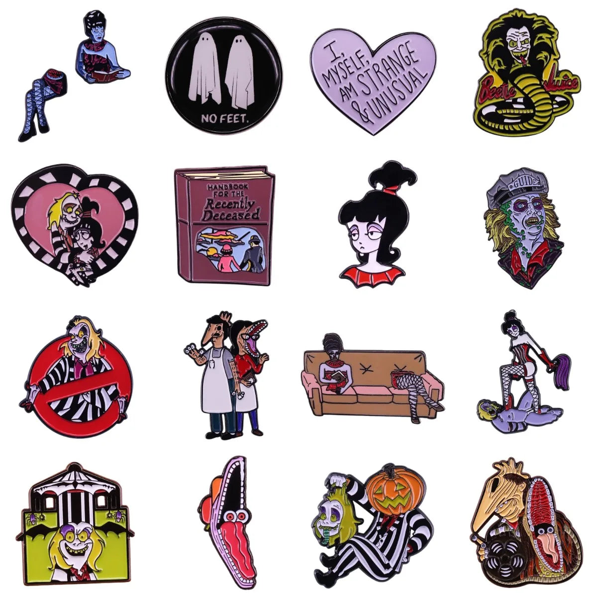 Horror Enamel Pin Brooch Lapel Badge Halloween Jewelry Gift Wholesale
