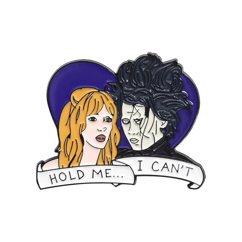 Halloween Horror Enamel Pins: Killer, Grim Reaper, Ghost Bride Brooches