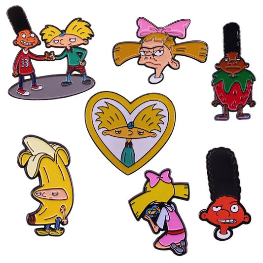 Cartoon Animal Enamel Pins Lapel Badges Jewelry Brooches Gift