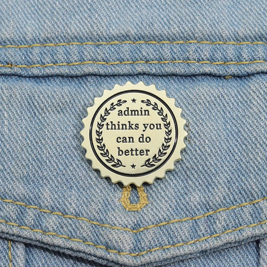 Custom Enamel Pins Lapel Badges Funny Jewelry Gift