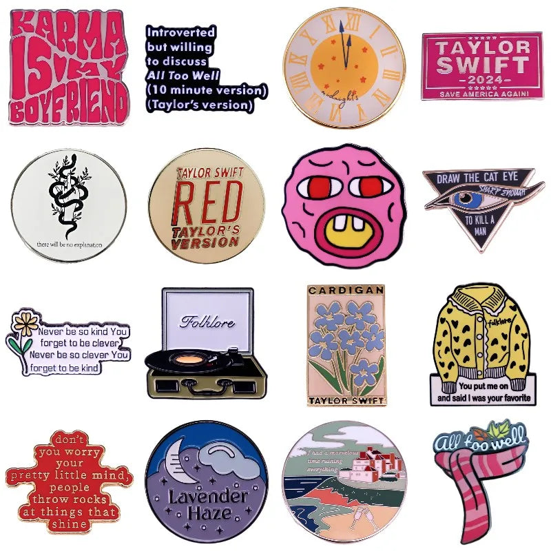 Feminist Country Music Singer Enamel Pin Badge