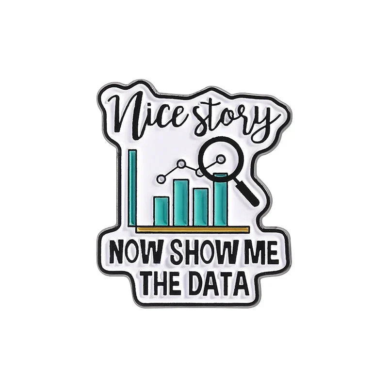 Data Scientist Enamel Pin Funny Brooch Lapel Badge Gift