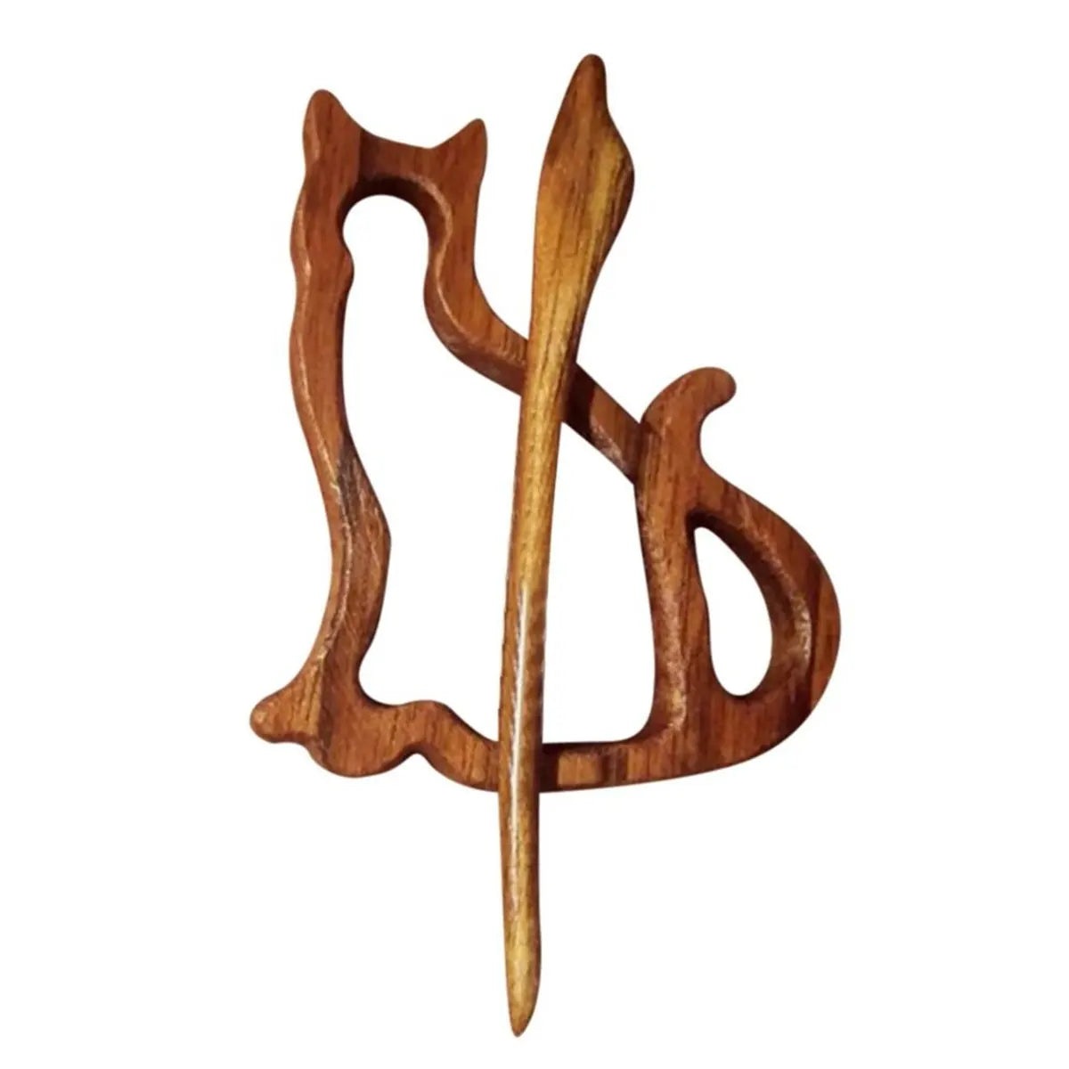Kids Animal Wooden Brooch Pin Scarf Buckle Shawl Clip Sweater Clasp Accessory