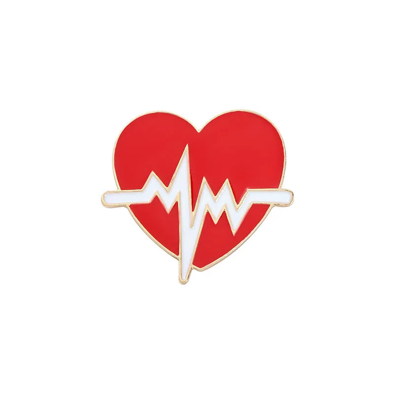 Doctor Nurse Brooch Medicine Enamel Pins Syringe Stethoscope Lapel Badge Jewelry Gifts