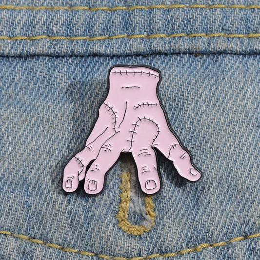 Drama Cartoon Enamel Pins Terror Punk Lapel Badges Metal Brooches Collar Hat Bag Jewelry Gifts
