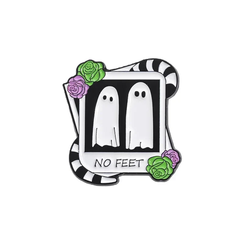 Cute Ghost Enamel Pin Halloween Brooch Lapel Badge Jewelry