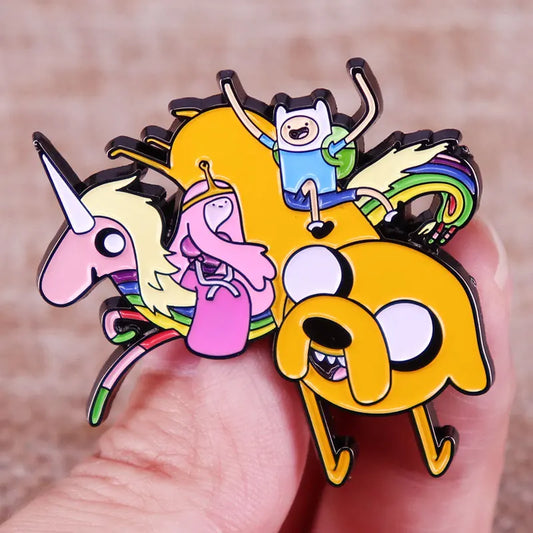 Adventures Enamel Fashion Pin Brooch
