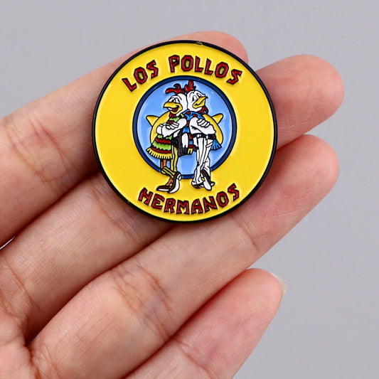 Funny Chicken Enamel Pins Brooches for Women Backpack Lapel Badges Fashion Jewelry Gifts