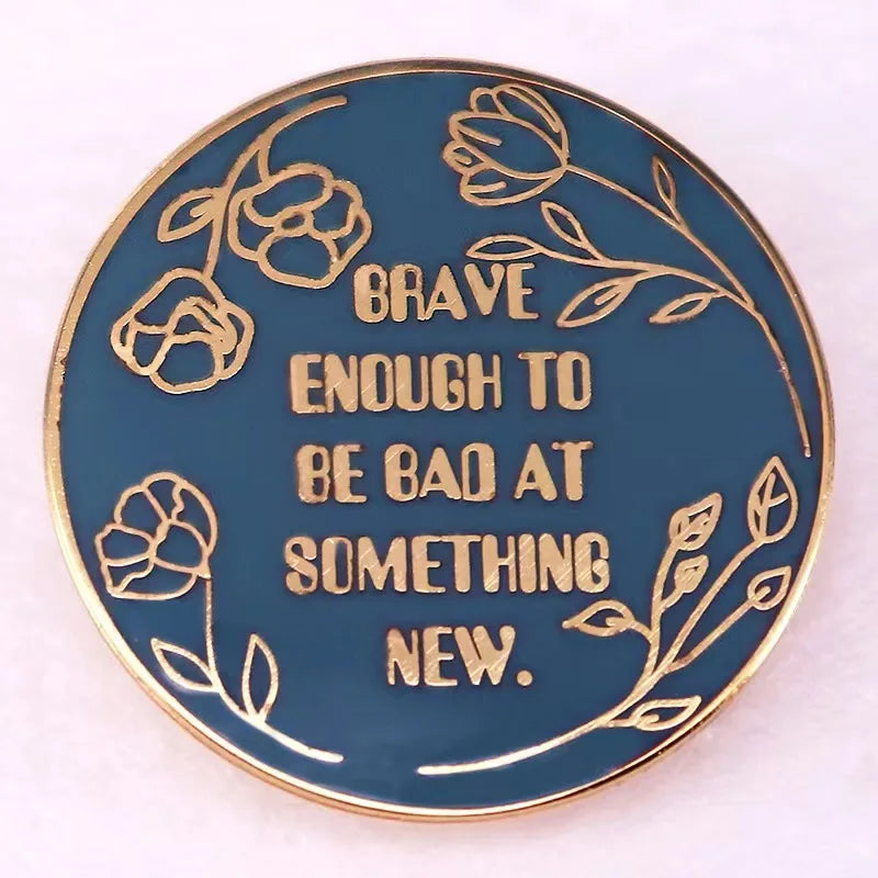 Funny Quote Lapel Pins Inspirational Brooches Unique Jewelry Gifts Accessories