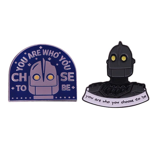 Cult Classic Movie Enamel Pin - "You Are Who You Choose To Be" Badge Brooch Sci-Fi Film Jewelry Gift