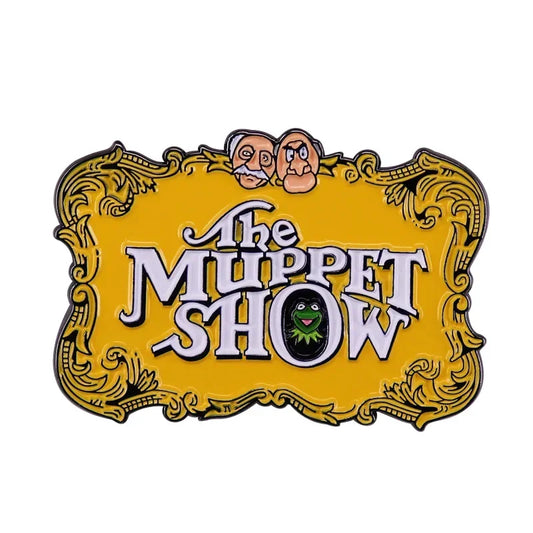Muppet Show Logo Brooch Enamel Pin Badge Comedy Jewelry Accessory