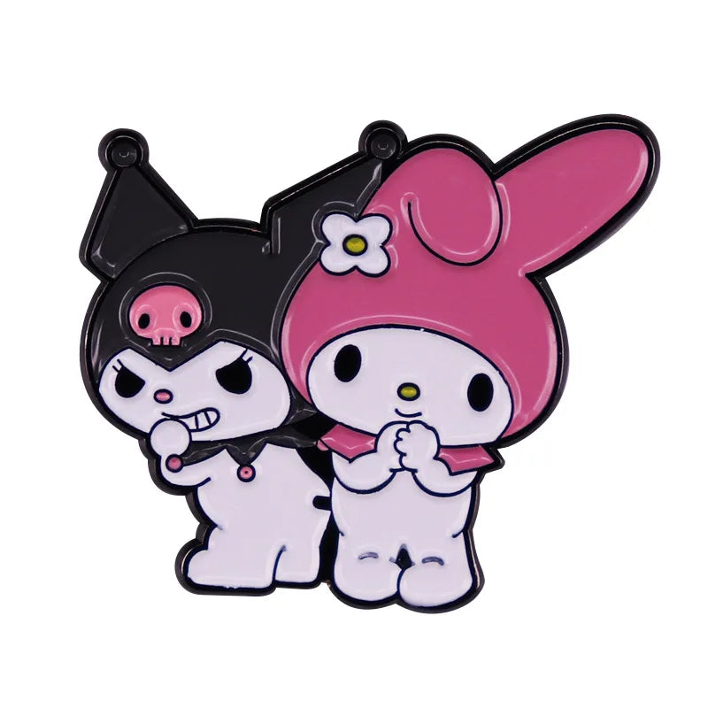 Enamel Rabbit Cartoon Brooch Lapel Pin Wholesale