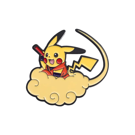 Pikachu Enamel Pins Brooches Cartoon Badge Backpack Hat Accessories Anime Jewelry Gifts