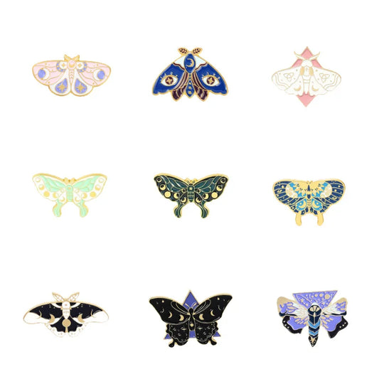 Cartoon Butterfly Dragonfly Oil Drop Brooch Pin Jewelry