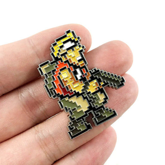 Enamel Brooch Childhood Games Pins Backpack Lapel Badges Jewelry Gifts