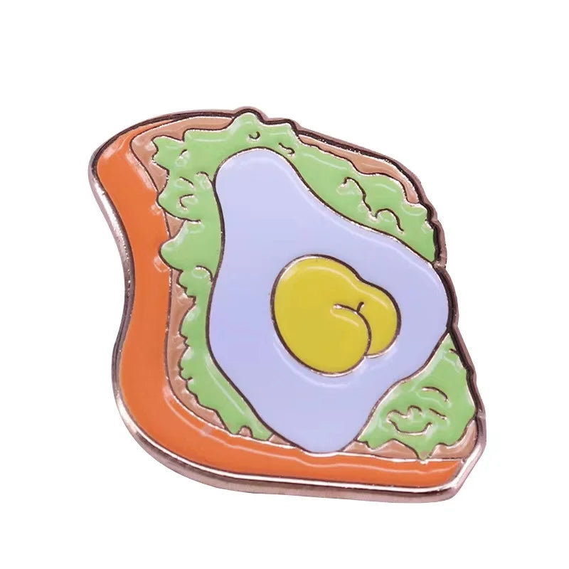 Enamel Avocado Cat Sloth Pins Brooches Gift Wholesale