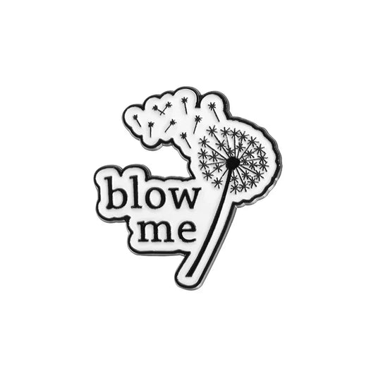 Dandelion Enamel Pins Cartoon Plant Brooches Lapel Badges Wholesale Jewelry Gift