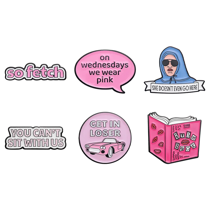 Mean Girls "So Fetch" Enamel Pin Brooch Lapel Badge Jewelry Accessories