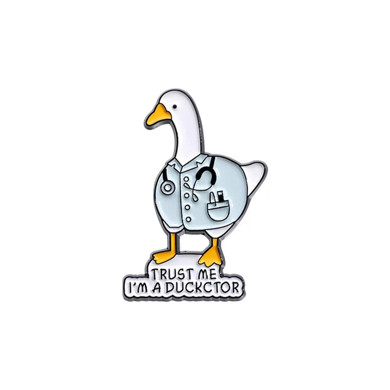 Animal Doctor Enamel Pins - TRUST ME I'M A DOGTOR Brooch Lapel Badge Jewelry Gift