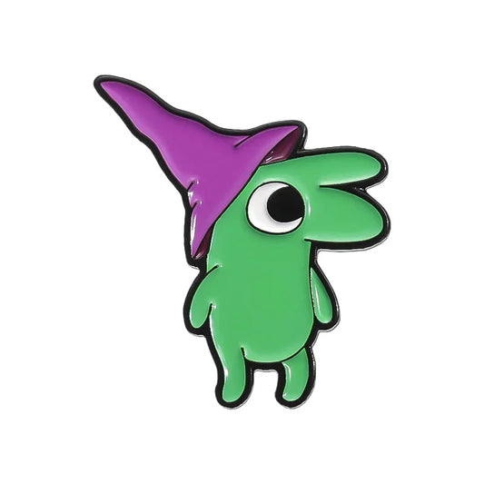 Comedy Animation Wizard Hat Enamel Pin Cartoon Lapel Badge Gift